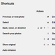 Illustration for article titled Google Photos - shortcuts